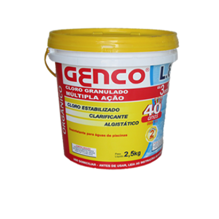 Cloro Granulado Multipla Acao Genco 2.5 kg